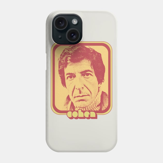 Leonard Cohen / Original Retro Fan Art Design Phone Case by DankFutura