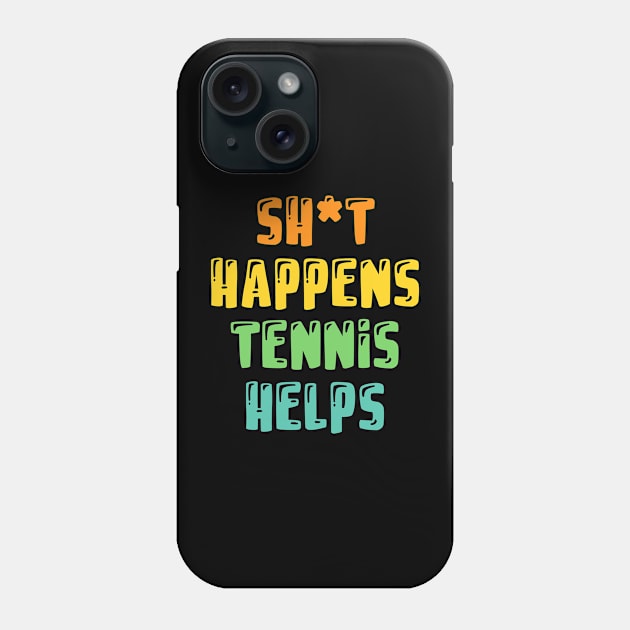 Funny And Cool Tennis Bday Xmas Gift Saying Quote For A Mom Dad Or Self Phone Case by monkeyflip