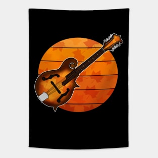 Fall Mandolin Mandolin Autumn Thanksgiving Tapestry