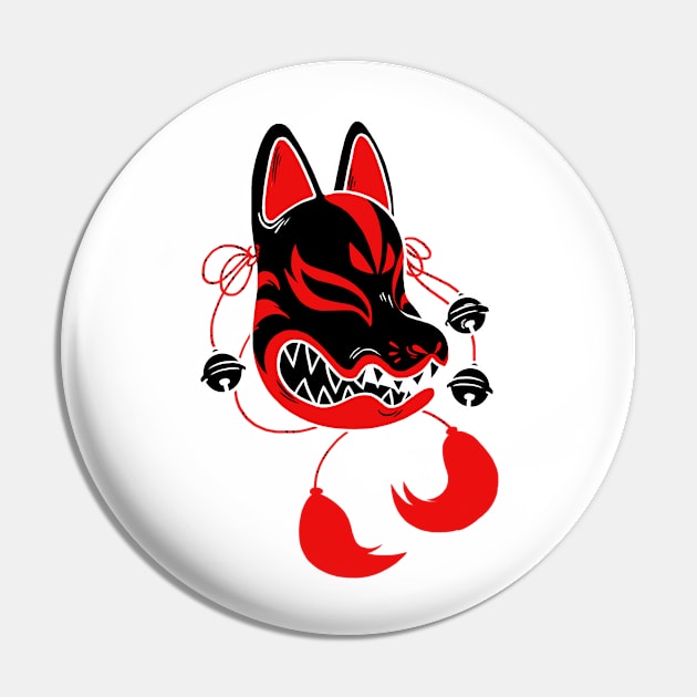 Kitsune's Fury Pin by Lil Darnie