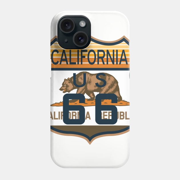 Route 66 California Phone Case by DesignWise