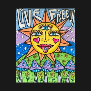 Live Freely Sun T-Shirt