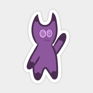 Purple Cartoon Fella Magnet