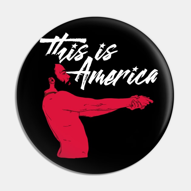 This is America Black Pin by zerobriant