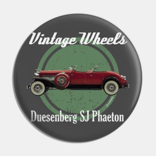 Vintage Wheels - Duesenberg SJ Phaeton Pin