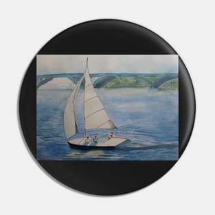 Sailing in Alexandria Pin