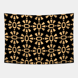 Cute Gold flower pattern design Tapestry