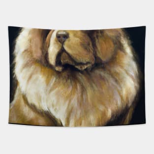 Chow Chow with Crown Tapestry