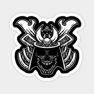 Samurai Skull Tribal Magnet