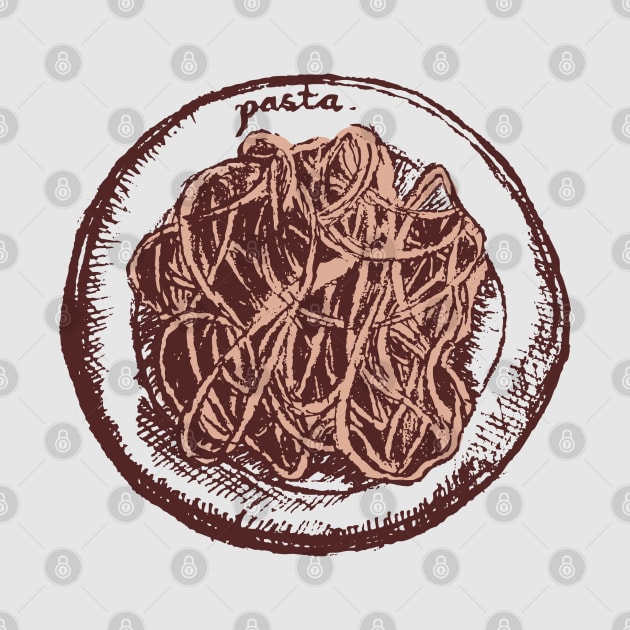 Pasta Spaghetti Lovers Sketch by Cottonbutton