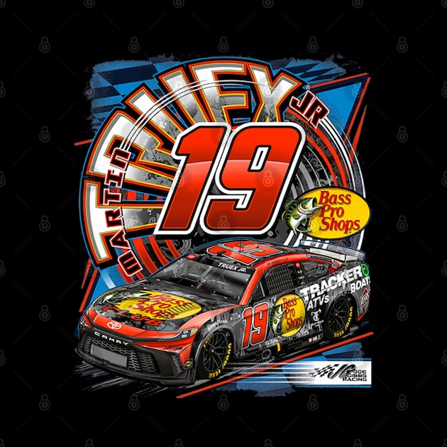 Martin Truex Jr. Navy Car by stevenmsparks