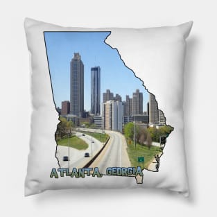 Georgia (Downtown Atlanta) Pillow