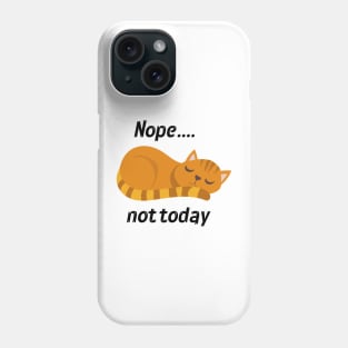 lazy cat Phone Case