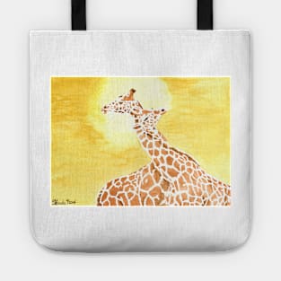 Daily Doodle 20- Entangled - Entangled Giraffes Tote