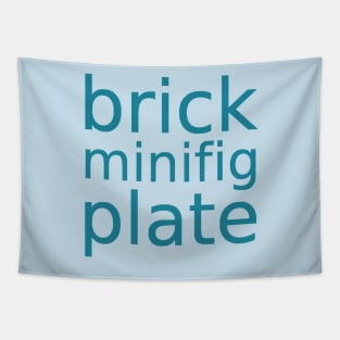 brick minifig plate Tapestry