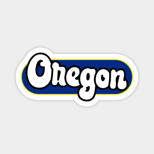 Oregon State Capsule Flag Magnet