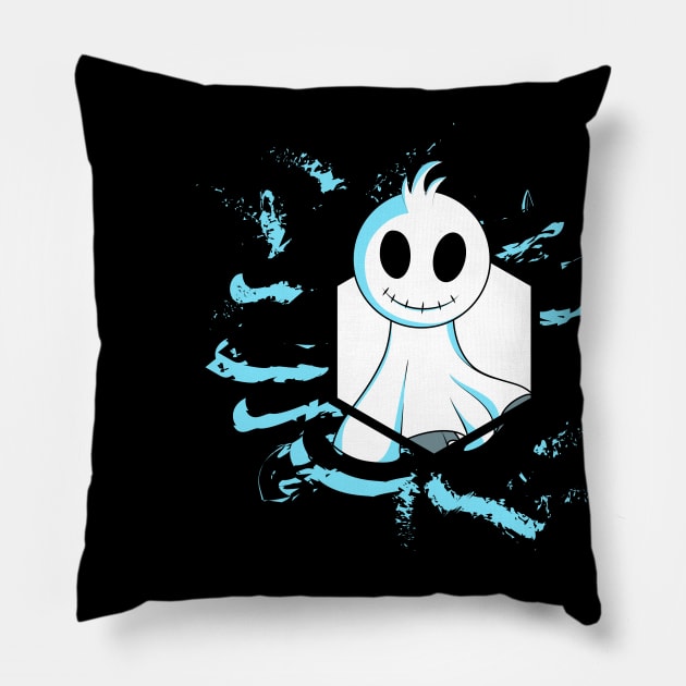 Halloween Ghost Pillow by Kuys Ed