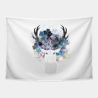 Low poly deer (art2) Tapestry