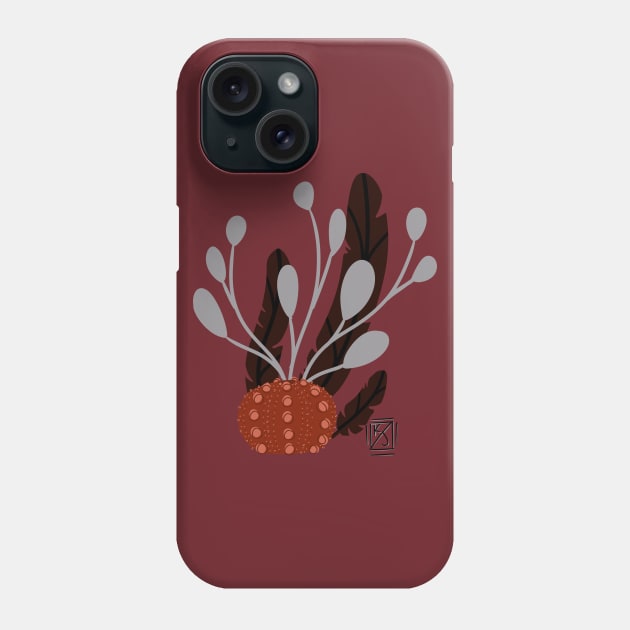 Dried Urchin Phone Case by Pastel.Punkk