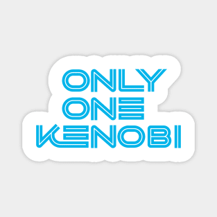 Only One Kenobi (Blue) #01 Magnet