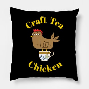 Craft Tea Chicken Pillow