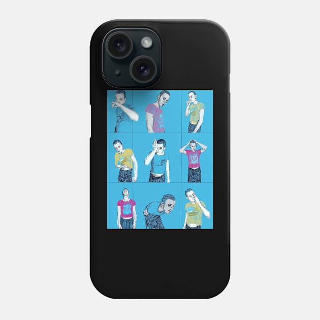 Drawing boy kids Phone Case by Barijoki