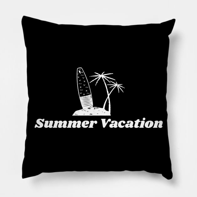 summer vacation Pillow by Theblackberry