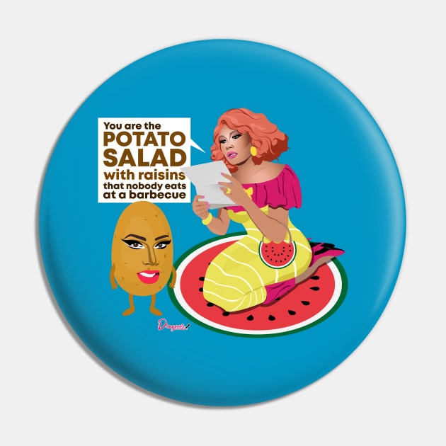 Jujubee from Drag Race Pin by dragover