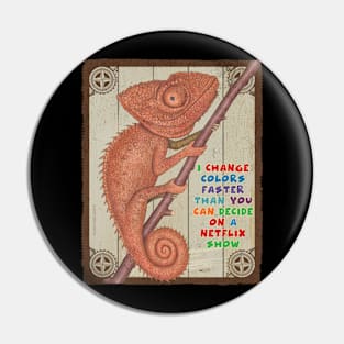 Cute Funny Chameleon Lizard Pin