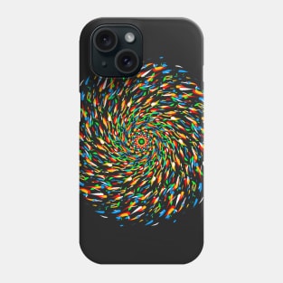 wheel of life Phone Case