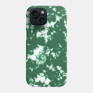 emerald green Storm - Tie Dye Shibori Texture Phone Case