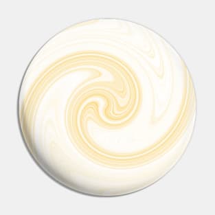 Molten swirls zen, yin and yang serendipity in Aspen-gold Pin