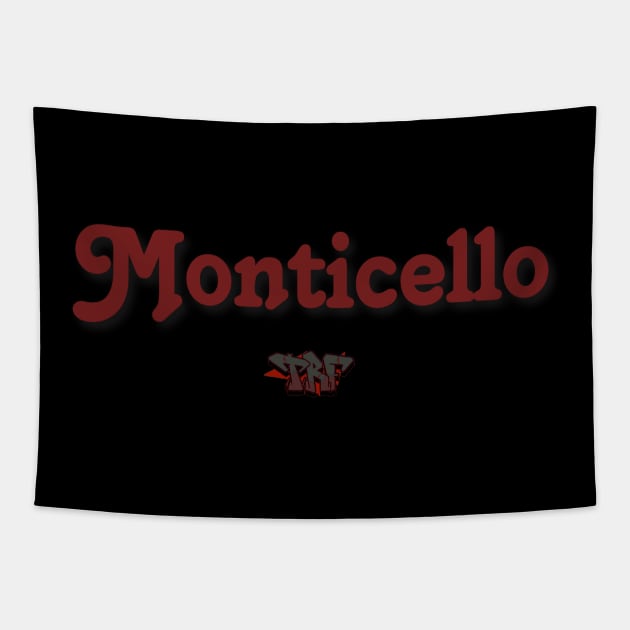 Monticello 6 Tapestry by TRF Clothing