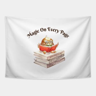 Magic On Every Page Tapestry