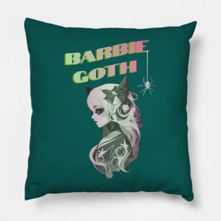 Barbie Goth Design Pillow