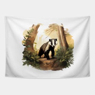 Badger Lover Tapestry