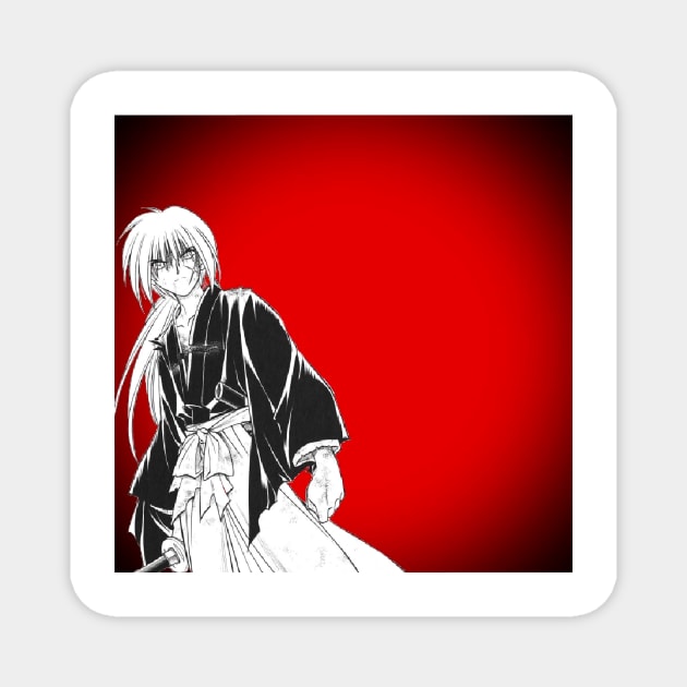 Rurouni Kenshin - Himura Battōsai Magnet by BadassManga