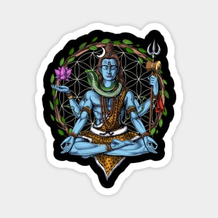 Hindu Shiva Meditation Magnet