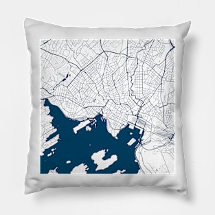 Kopie von Kopie von Kopie von Kopie von Kopie von Kopie von Kopie von Kopie von Kopie von Kopie von Kopie von Kopie von Kopie von Kopie von Kopie von Kopie von Lisbon map city map poster - modern gift with city map in dark blue Pillow