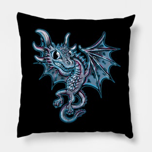 Iced Dragon Pillow