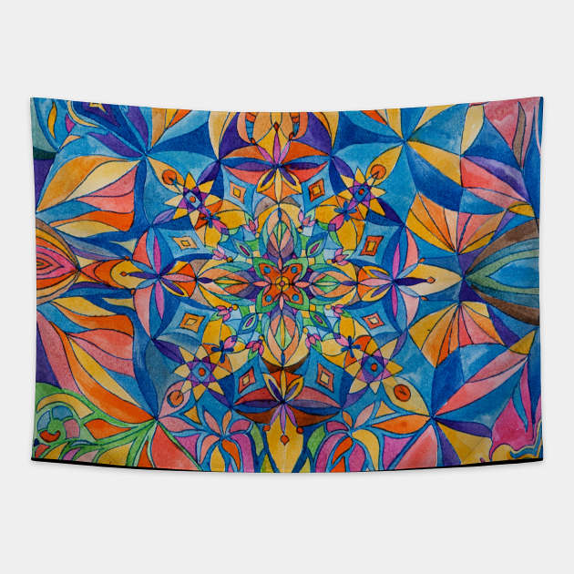 Mandala Tapestry by ruta13art