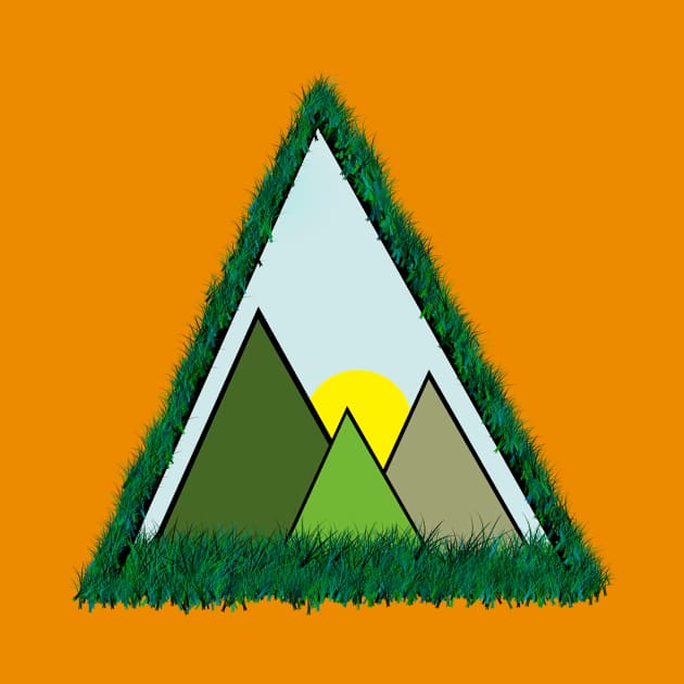 grassy triangle by EmreDesign