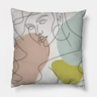 Woman fineart Pillow