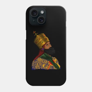 Ethiopian Emperor King, Ethiopia Colors Phone Case