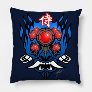 Maelstrom Samurais - Blue Oni Pillow