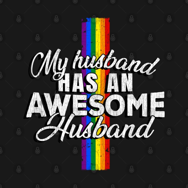 Gay Pride Rainbow Husband Gift design by theodoros20