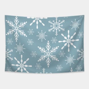 Snowflake seamless pattern design Tapestry