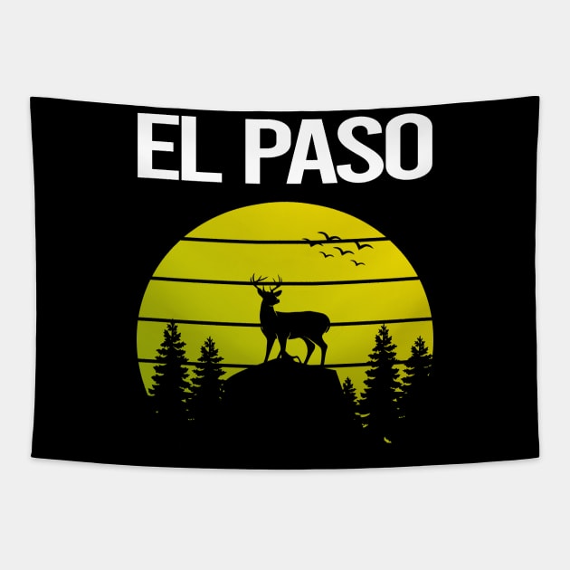 Sunset Deer El Paso Tapestry by rosenbaumquinton52