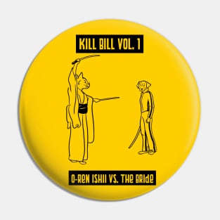 Kill Bill Cat vs. Dog Pin