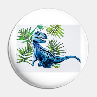 Velociraptor Pin